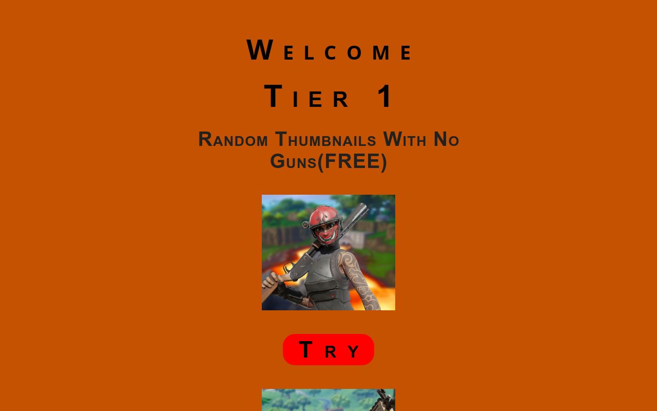 Carrd profile picture for @thumbnails